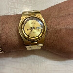Hamilton Gold-Tone Day-Date Watch